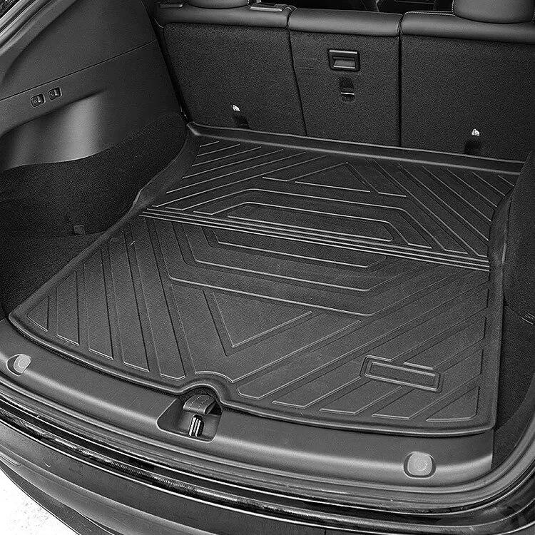 

Для Tesla Model Y TPE автомобильные передние и задние коврики для багажника, подставки для хранения, грузовой лоток, модель Y 2022 2023, пылезащитная водонепроницаемая защитная подушка