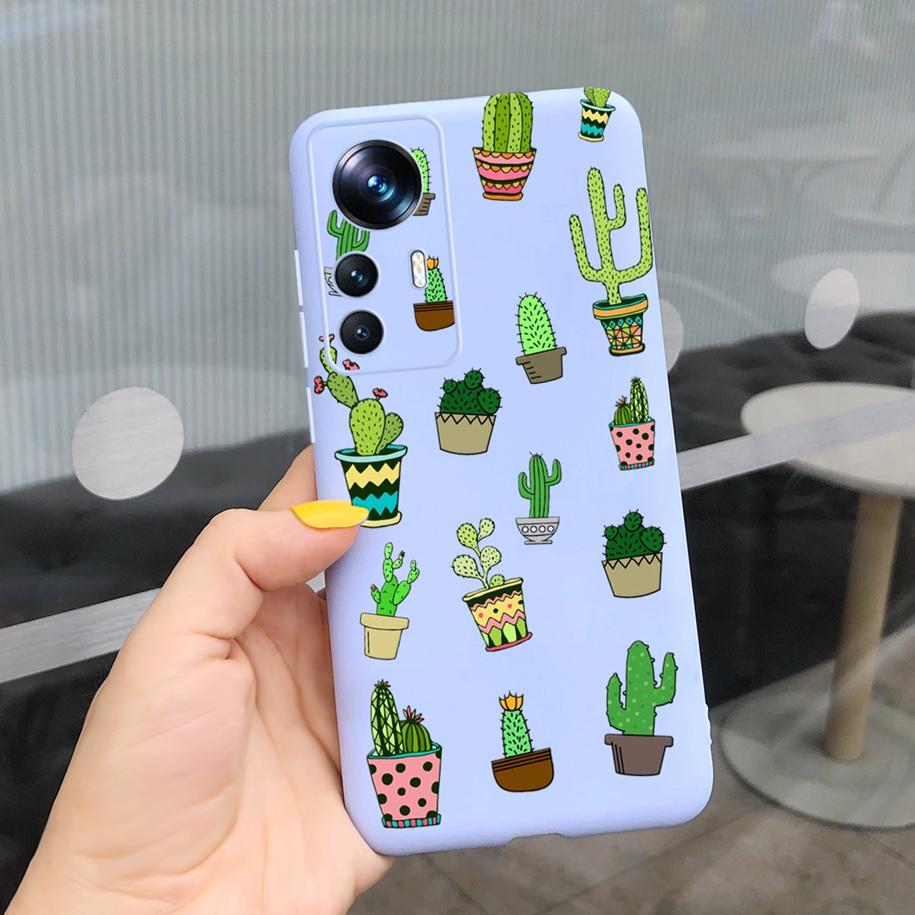 For Xiaomi 12T Pro Case 2022 Cute Sunflower Pretty Girls Cover Silicone Soft Phone Case For Xiaomi Mi12T Mi 12T Pro Cover Bumper