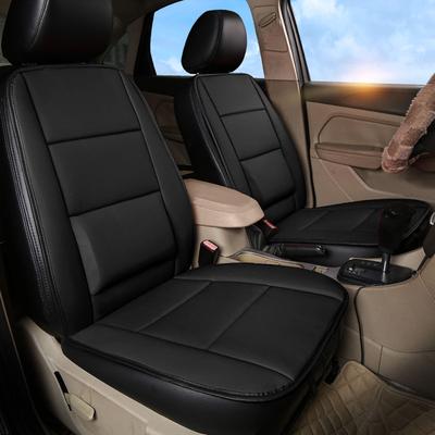 1 Pc Integrated Car Front Seat Cushion Faux Leather Car Seat Protector Anti-slip And Wear Resistant Fit Most Cars