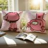 G-Gloomy B-Bear Pillow Case Sofa and Living Room Decorative Cushion Covers Dust-proof and Mite-proof Invisible Zipper