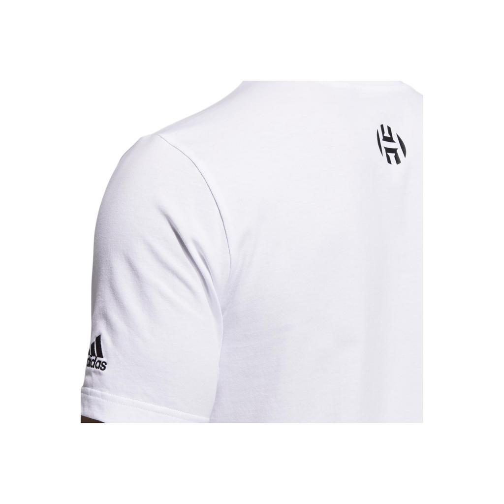 Adidas Casual Sports Basketball Crew Neck Short Sleeve T-Shirt Men Tops White GP3427