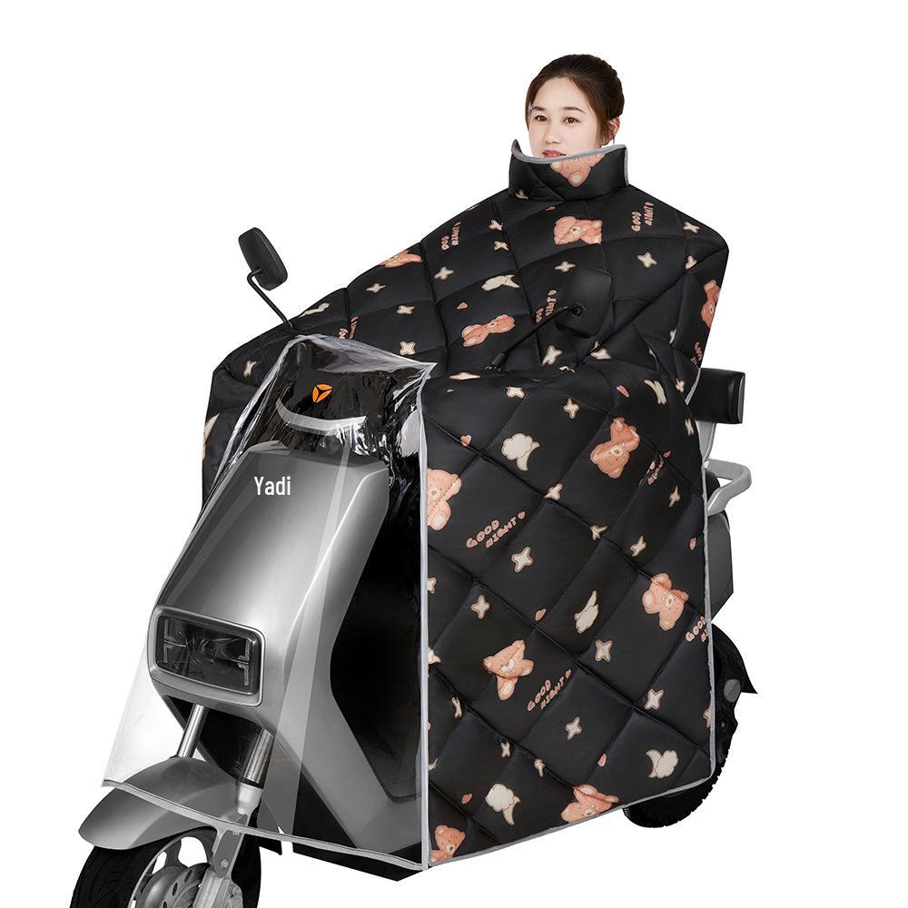 2025 Plush Waterproof Winter Windshield Cover for Electric Motorcycles