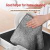 Thick Bamboo Charcoal Gray Dishcloth: Non-Shedding, Highly Absorbent Kitchen Cleaning Cloth