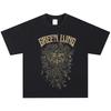 T-Shirt Polmone Verde, Tessuto Morbido Casual da Indossare Quotidiano