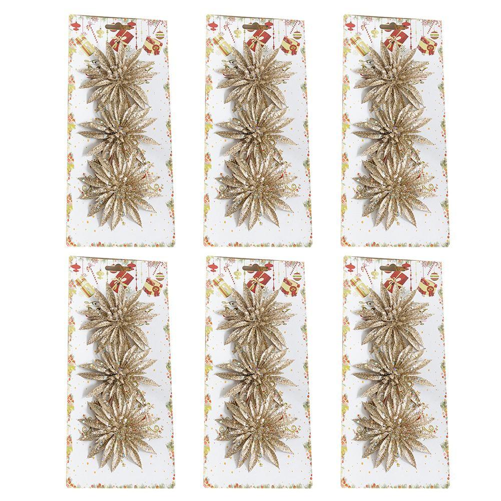 Color Variety Artificial Flowers Christmas Decorations