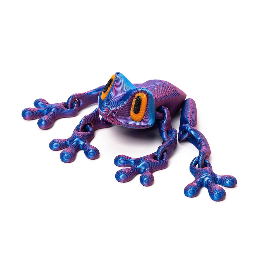 3D Printing Frog Fridge Magnets Joints Movable Tree Frog Refrigerator Magnet Desktop Ornaments Simulated Animal Model Decoration