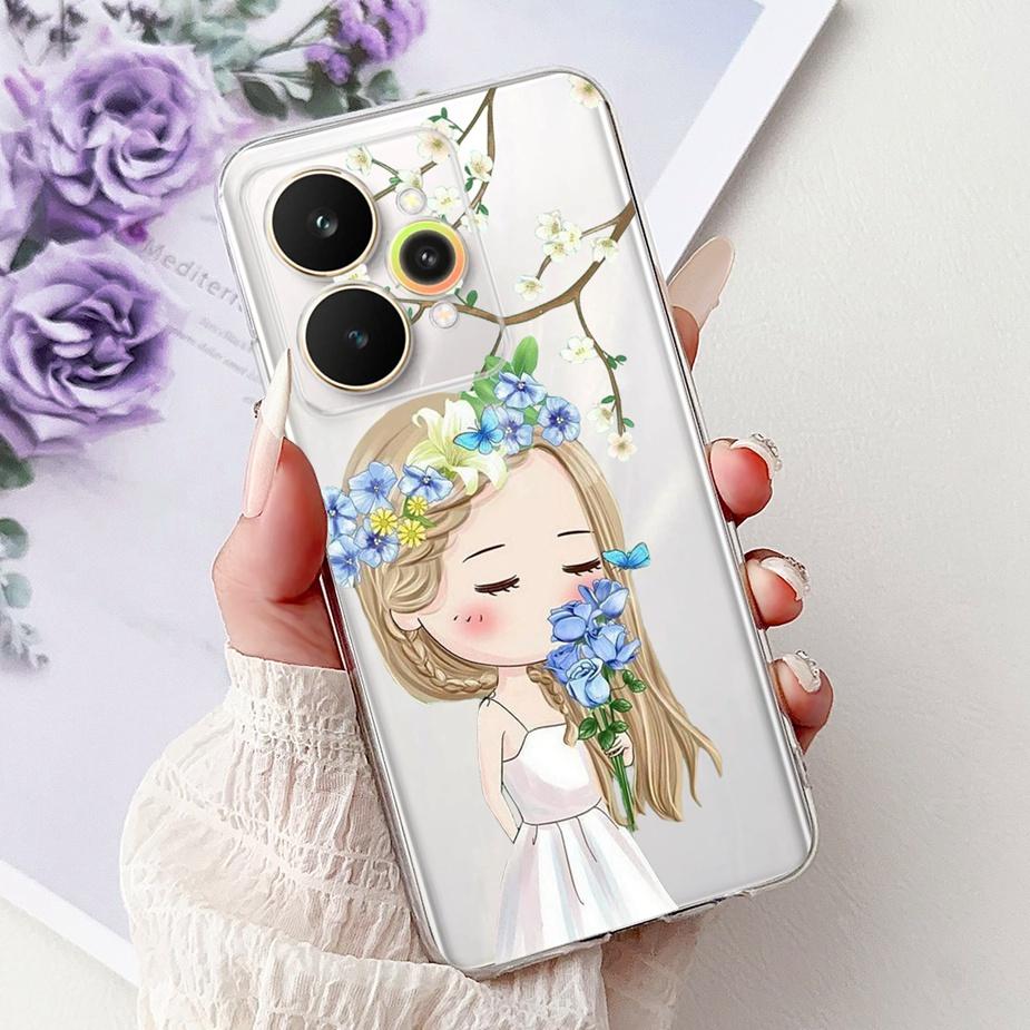 For Realme 15 Case Realme15 Pro RMX5101 Luxury Fashion Painted Cover Soft Slim Phone Case For Realme 15 Pro 5G Back Cover Bumper