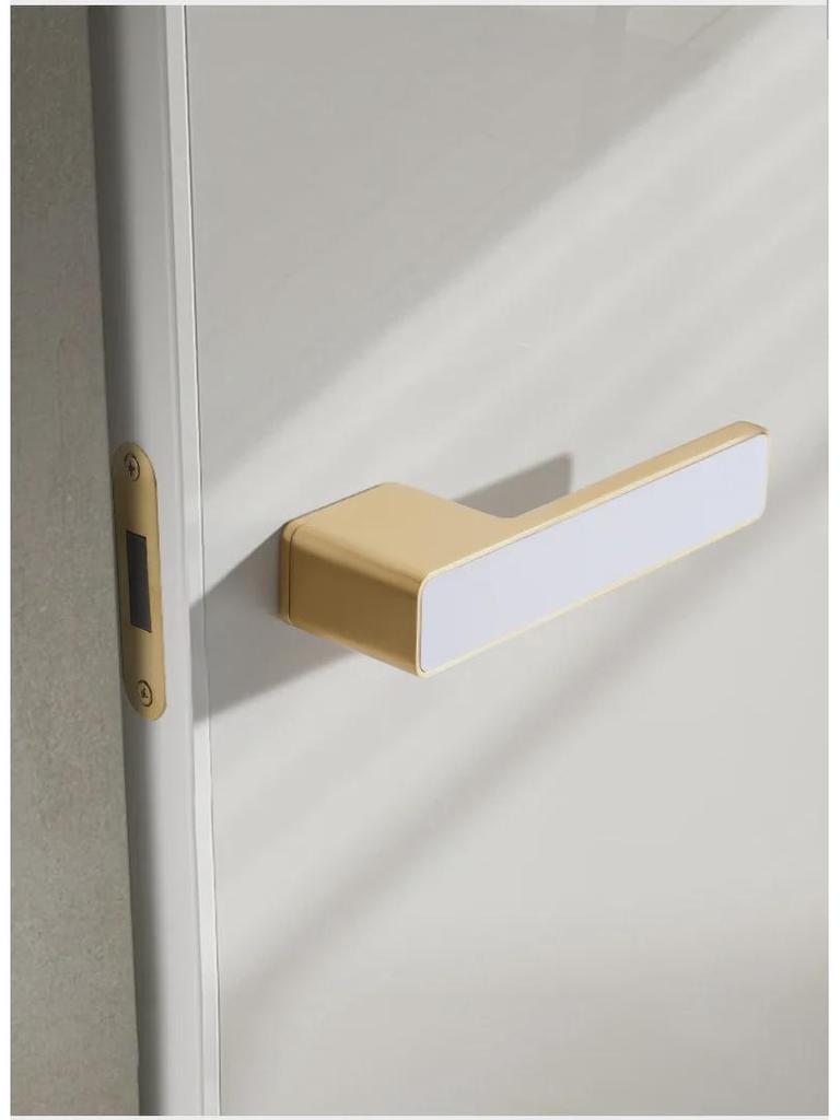 Minimalist Silent Magnetic Door Lock for Bedroom, Indoor Wooden Doors, and Bathroom
