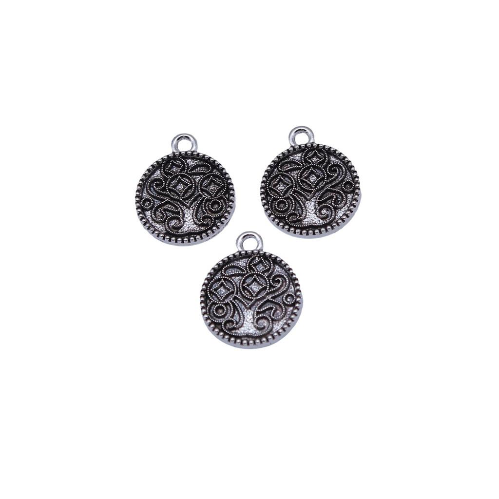 Tree Of Life Charms Antique Round Pendants For Spiritual DIY Jewelry