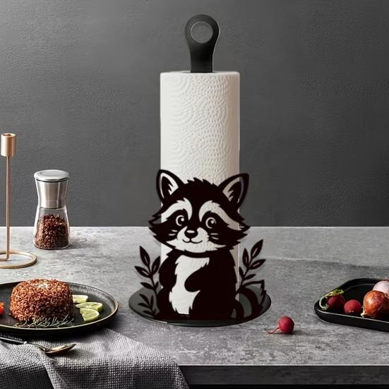 Paper Towel Holder with Cute Pattern Design Kitchen Paper Roll Stand