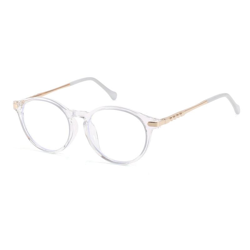 

New Style Boy Rice Nail Round Glasses Frame Anti Blue Light Prescription Lenses Myopia Prescription Lenses Eyeglasses Girls Photochromic Lens 0