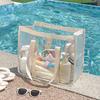 Large Capacity Swimming Storage Bag Waterproof Beach Handbag Simple Transparent Makeup Bag  Fitness