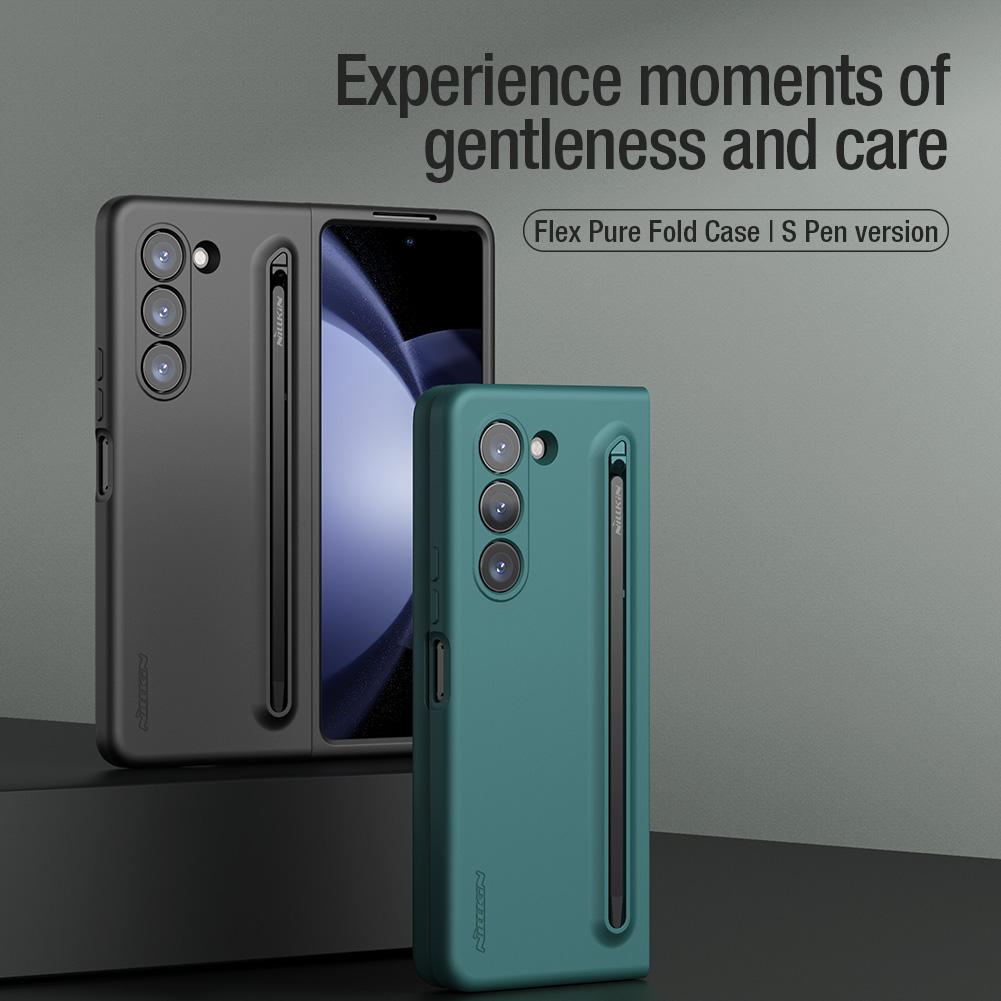 NILLKIN For Samsung Galaxy Z Fold 5 Phone Cases Flex Pure Fold Cover Comes with a S-Pen