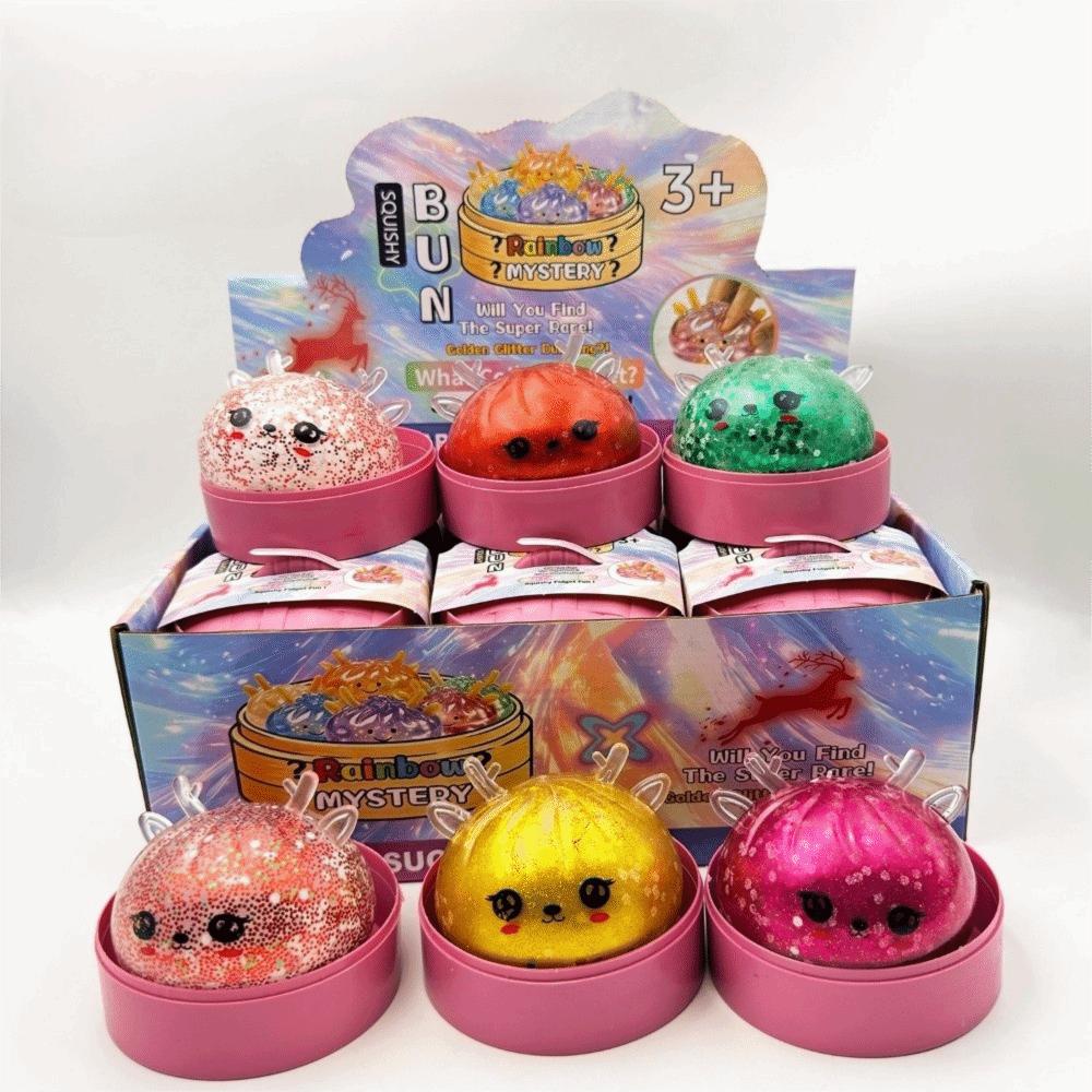 Slow Rebound Dumpling Squishy Toy Realistic Reduce Pressure Toy Dumpling Squeeze Toy Sensory Play