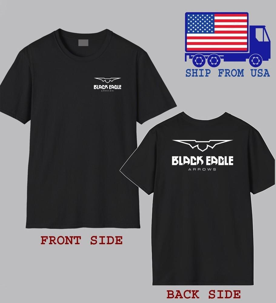 Black Eagle Arrows Men#039;s Black Size S5XL Unisex T-Shirt XXL