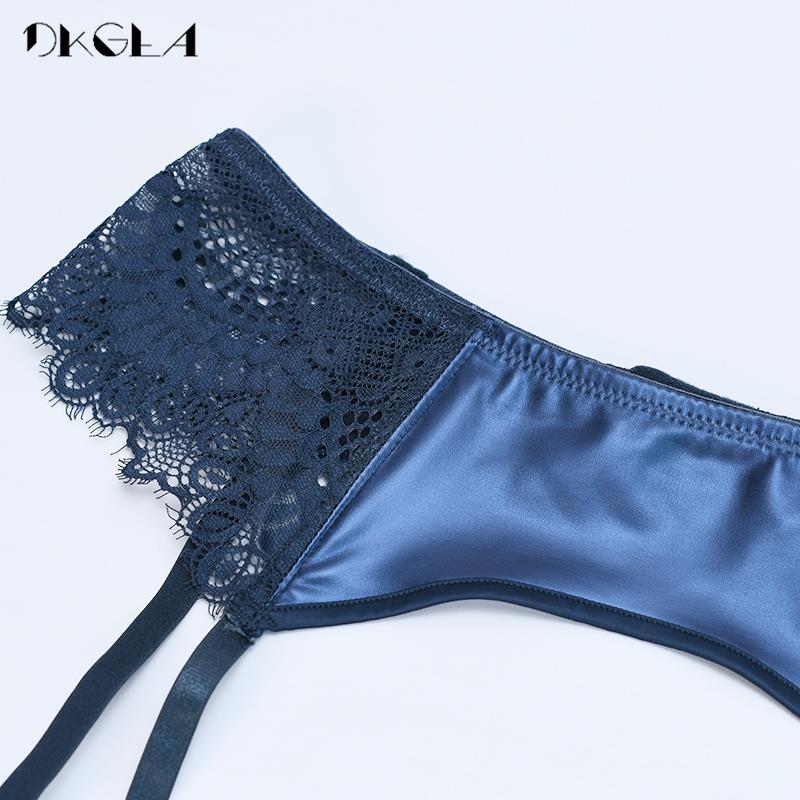 DKGEA Leather Garters Lace Sexy Women Stocking Suspender Belt