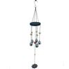 Colorful Lotus Bead Wind Chime with Owl Pendant – Perfect for Home, Balcony, or Courtyard Décor