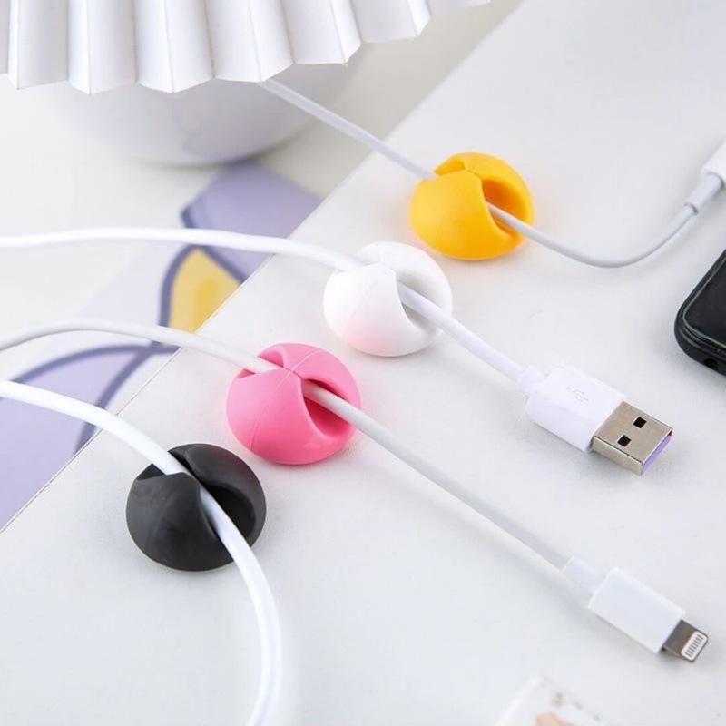 Cable Clips Cable Organizer Desktop Wire Storage Charger Cord Holder for Car USB Charging Tablet Wire, Utility Hooks