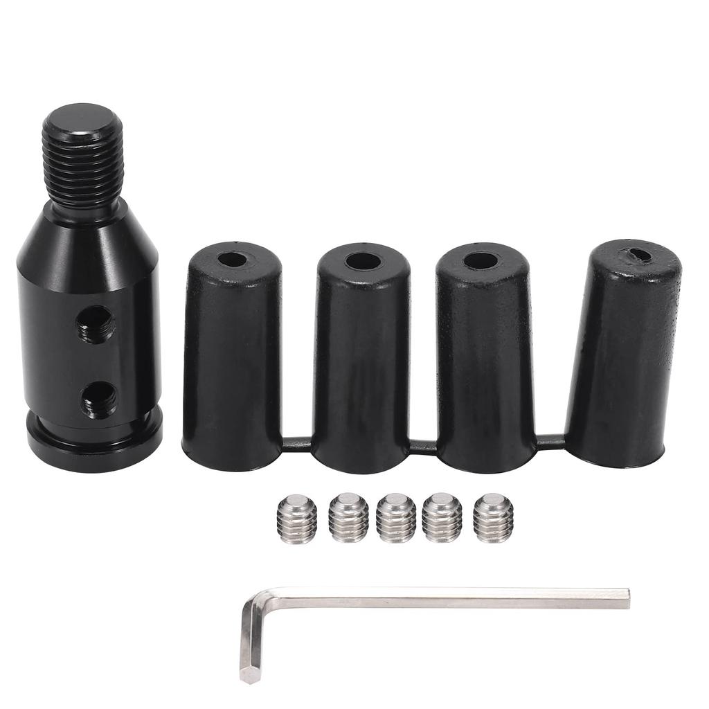 yixue Universal Aluminum Shift Knob Adapter for Screwless Shifter 12X1.25Mm, Car Accessories (Black)