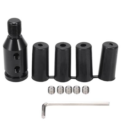 Yixue Universal Aluminum Shift Knob Adapter for Screwless Shifter 12X1.25Mm, Car Accessories (Black)