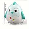 Chick Toy with Wobbly Base Interactive Learning Decoration, Pastel Yellow, Pink, Green, Neutral Colors Safe Sensory Play for Birthday Party Decoration