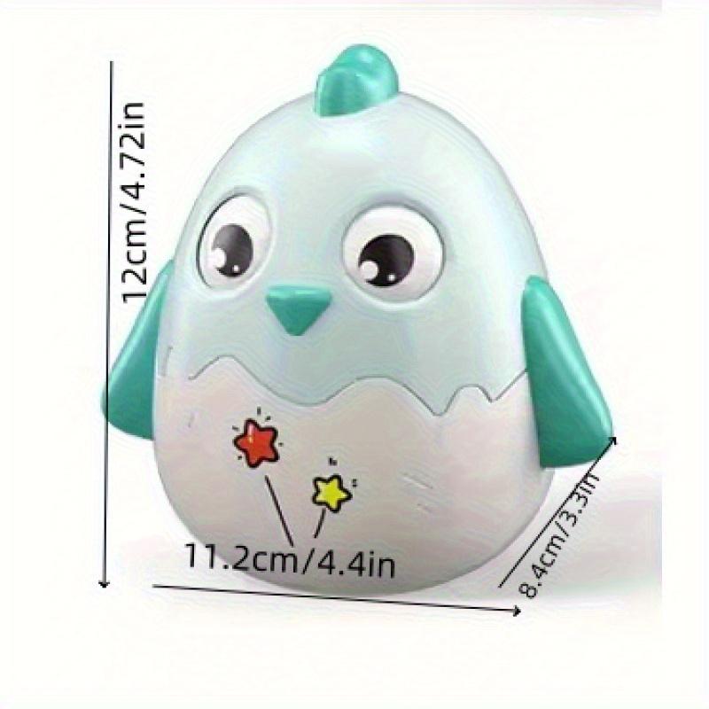 Chick Toy with Wobbly Base Interactive Learning Decoration, Pastel Yellow, Pink, Green, Neutral Colors Safe Sensory Play for Birthday Party Decoration