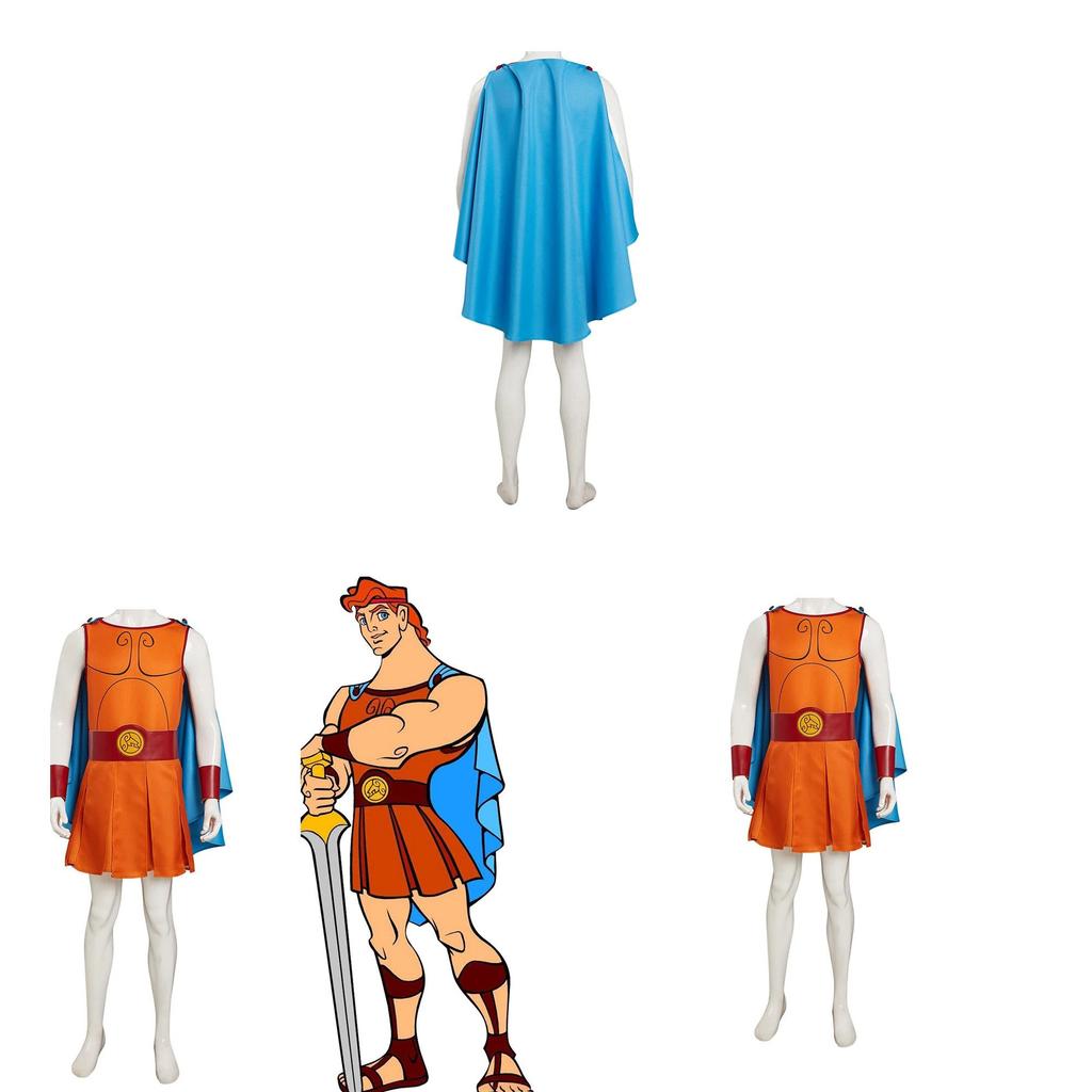 Hercules Cosplay Costume For Halloween With Polyester Fabric For Anime Fans