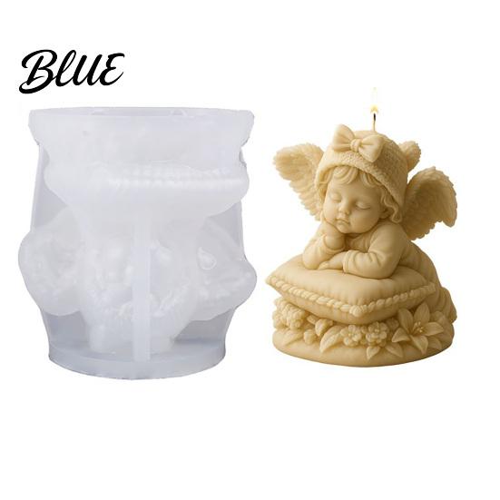 Jesus Candle Making Holy Family Mold Angel DIY Mold Silicone Buddha Skeleton Molds Figurine Gypsum Cement Clay Epoxy Resin