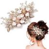 Hair accessoryhair clipkanzashicherry blossompearlrose goldgirlsladieskimonoyukatacoming-of-age ceremonygraduation ceremonywedding ceremony