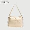 Lazy Style Tote Bag Underarm Bag Bow Backpack Large Capacity Commuter Shoulder Bag