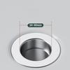 Stainless Steel Floor Drain Filter Washbasin Leak Plug Stainless Steel Odor Proof Bouncing Core Drain Hair Catcher Sink Strainer