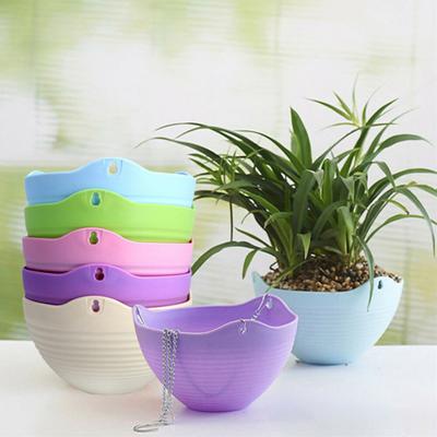 Glatter Pflanzbehälter, wasserdicht, nützlicher Mehrzweck-Blumentopf in heller Farbe