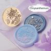 Flowe Art Seal Head Multipurpose DIY Ornamental Round for Packaging Scrapbooking