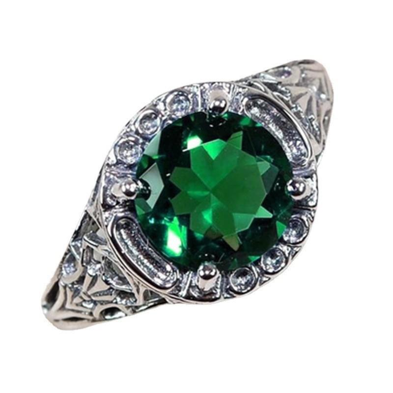 

Креативное кольцо-череп Chenrui с цирконом цвета бриллианта - Женские украшения в европейском и американском стиле Size 6