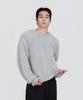 PHOS333 M Hairy Knit Sweater/Grey