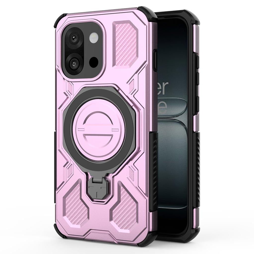 For OnePlus 13T 5G Magnetic Case Rotating Metal Kickstand PC + TPU Phone Back Cover