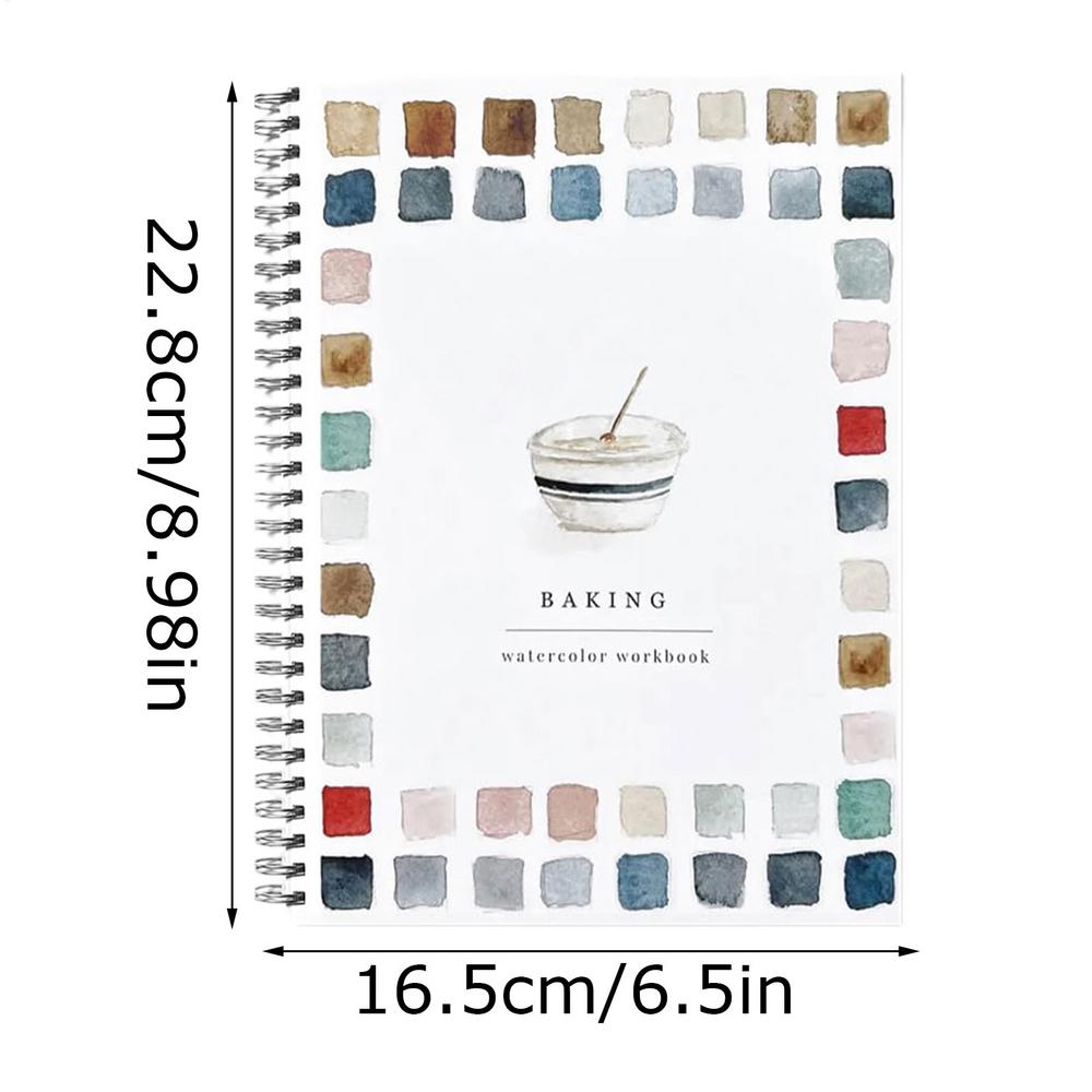 Watercolor Workbooks Beginner Friendly Flower Color Book Art Crafts Painting Supplies Water Color Book For Kids Teens Beginner