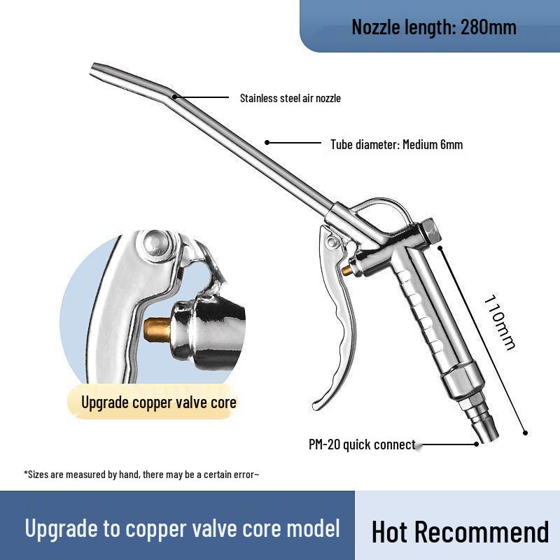 High-Pressure Air Blow Gun for Dust Removal