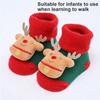 Terry Socks for Infants 0-12 Months Christmas Pattern Warm Cotton Socks Warm & Protective Socks for Indoor & Outdoor Use