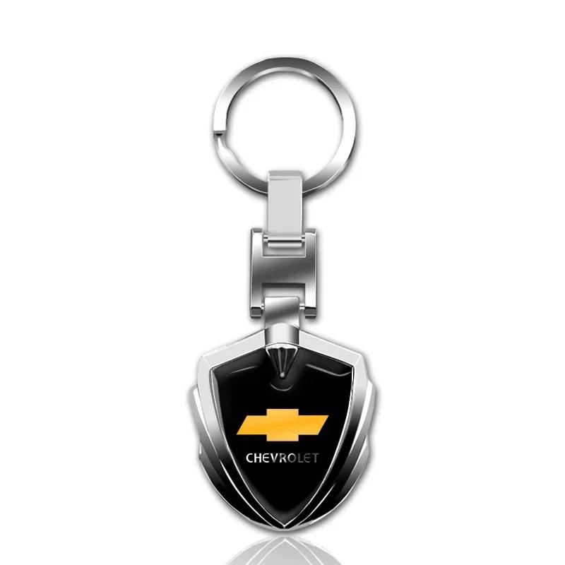 

Car Metal Chrome-plated 3D Keychain Man Woman Universal Keychain Waist Pendant For Chevrolet Cruze Captiva Trax Malibu Sail чёрный