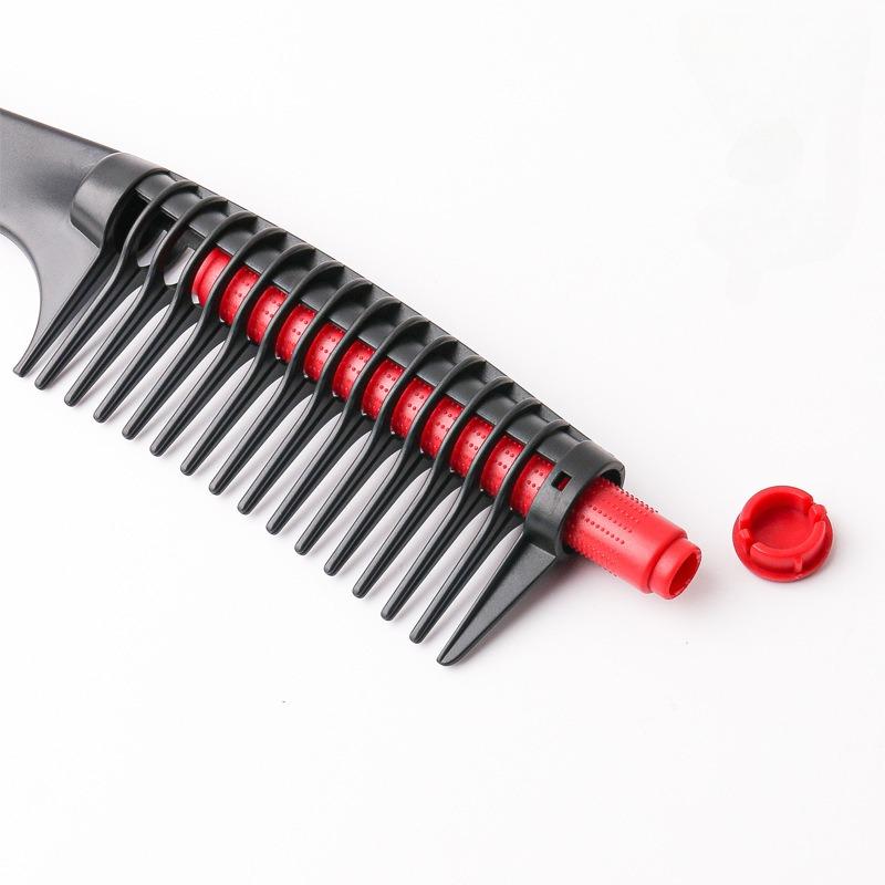 Hair Comb Hair Dye Comb Oil Treatment Styling Waxing Hair Dye Comb Hair Brush Plastic Oil Treatment Comb Roller Core Comb