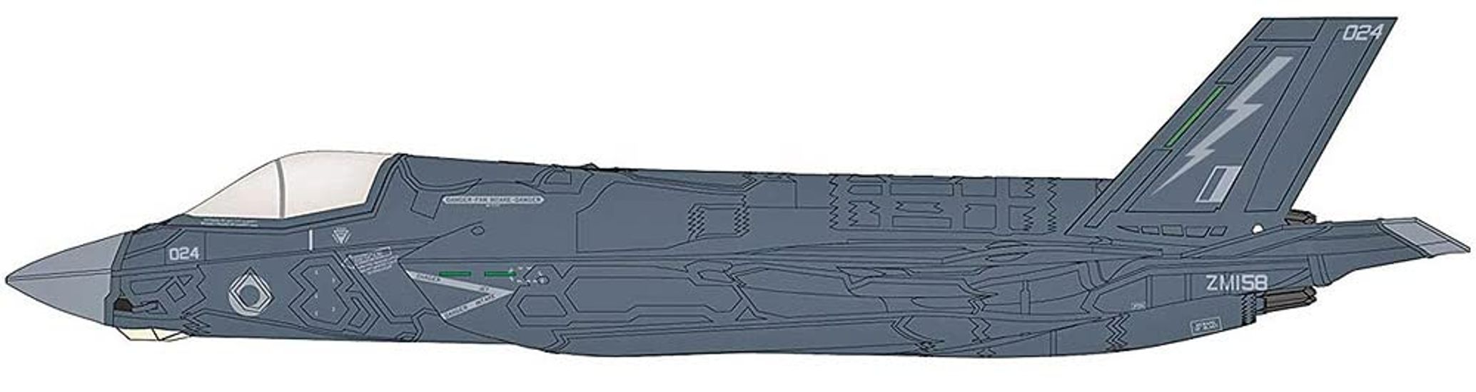 

HOBBY MASTER Lightning II Royal Air Force ZM158 Estonia 2022 Beast Mode Finished Product 1/72 F-35B