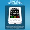 Professional 5 In 1 Portable Air Quality Detector Time Display CO Real Time Monitor Carbon Monoxide Alarm Temperature Humidity Sensors TypeC Charging