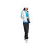 Adidas Originals Striped Logo Print Zip-Up Collar Long Sleeve Jacket Women Jacket White IR6092