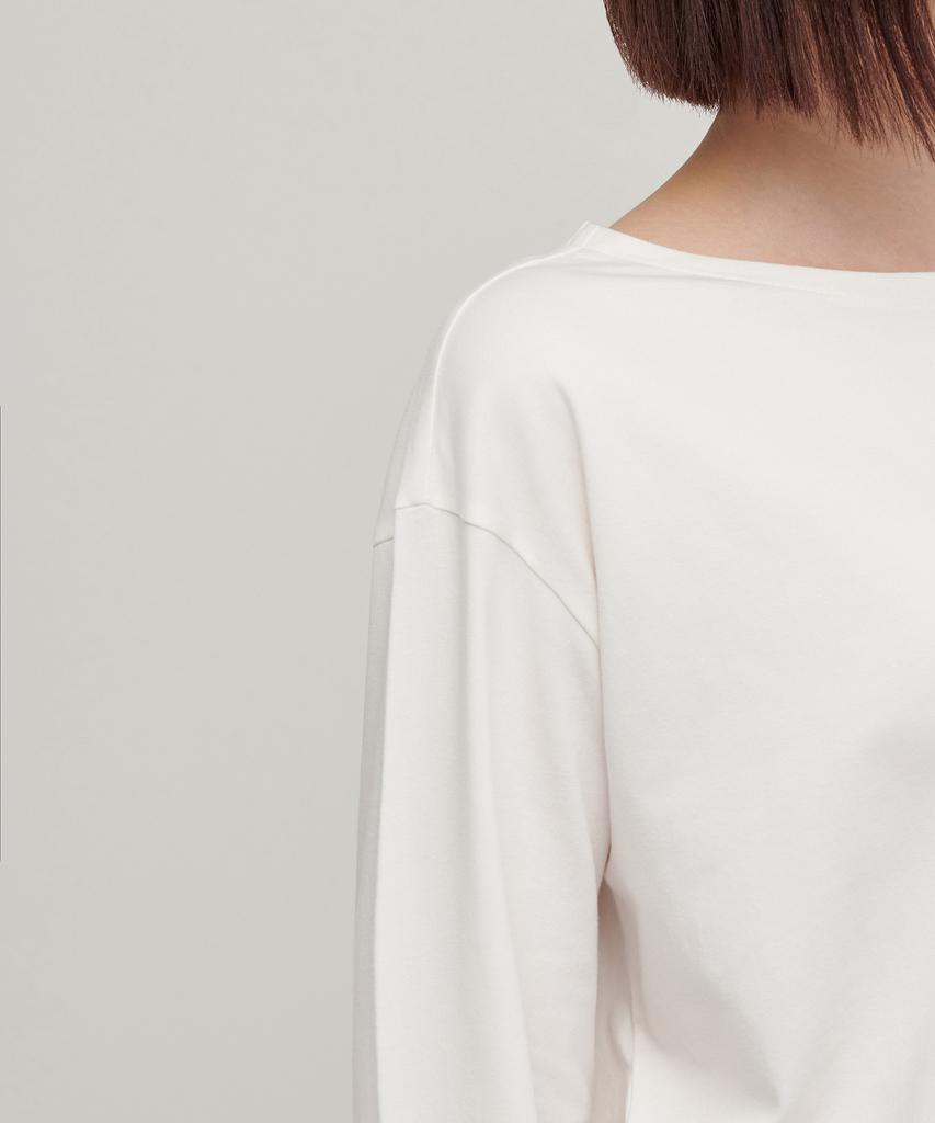 MUSINSA STANDARD WOMAN Women'S Relaxed Boat Neck Long Sleeve T-Shirt [Cream]
