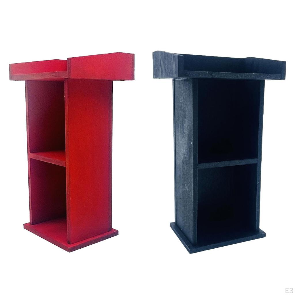 1:12 Dollhouse Wooden Desk, DIY Craft, Decorative Furniture, Decoration for