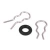 2Pcs Coffee Maker Machine Connector Quick-Insert U-Shaped Spring Espresso Machine Sealing Ring Accessories