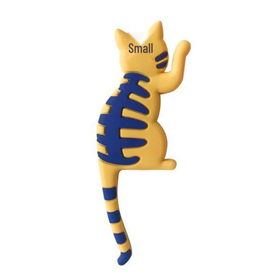Cartoon Cat Tail Magnet Hook for Fridge - No-Trace Storage Solution