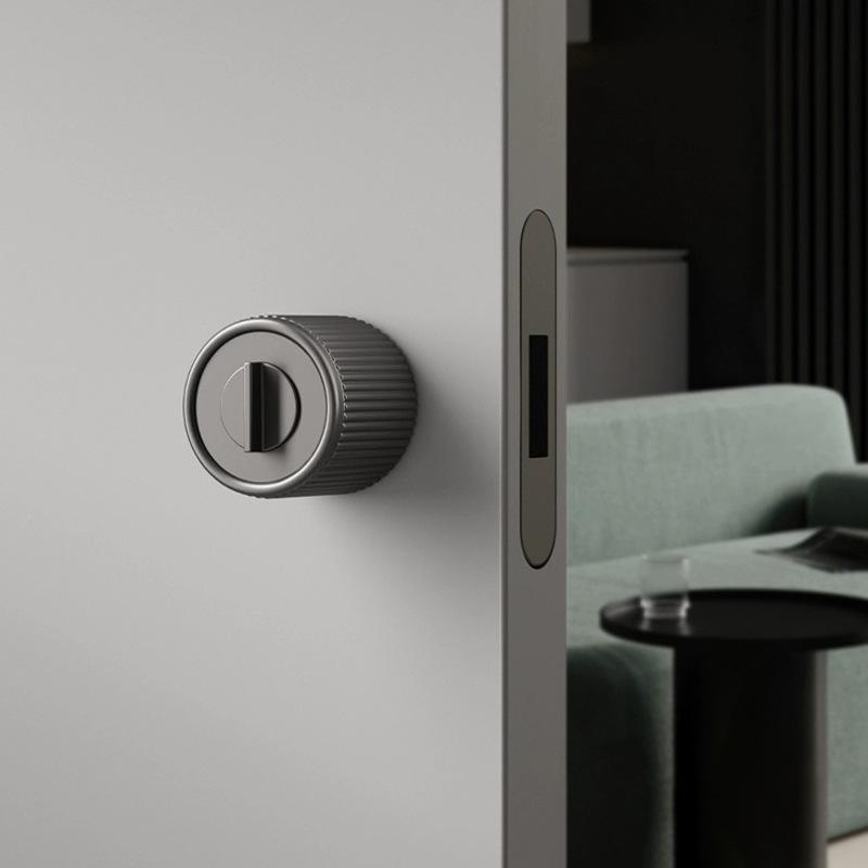 Minimalist Universal Indoor Door Handle Set for Bedroom and Bathroom