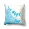 Polyester Pillowcase Butterfly Pattern Pillowcase Car Decoration Home Print Pillowcase Bedside Cushion Cover